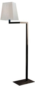 Stainless Steel Swing Arm Floor Lamp